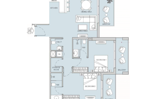 Apartamento en Jumeirah Village Circle, Dubai, estudio, 31 m², № 92713 - foto 7