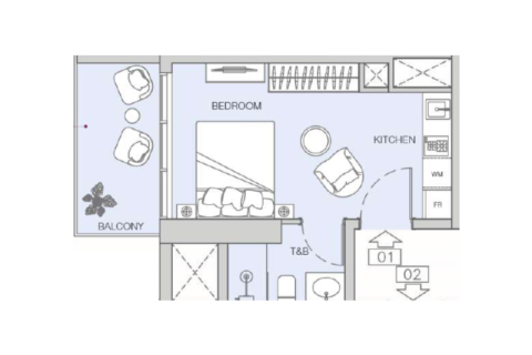 Apartamento en Jumeirah Village Circle, Dubai, estudio, 31 m², № 92713 - foto 6