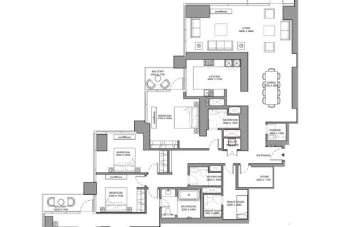 Appartement à Dubai, 1 chambre, 59 m², № 92701 - photo 11