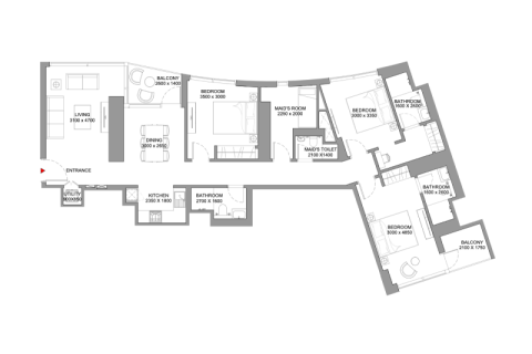 Appartement à Dubai, 1 chambre, 59 m², № 92701 - photo 10