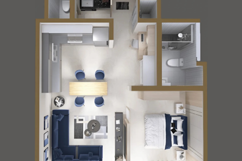 Apartment in Jumeirah Village Circle, Dubai studio, 63 sq.m. № 92700 - photo 5