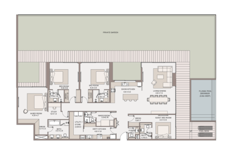 Apartment in Dubai 1 bedroom, 98 sq.m. № 92592 - photo 7