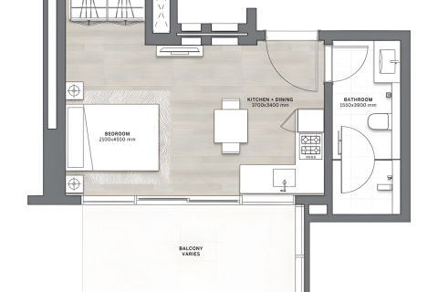 Apartment in Business Bay, Dubai studio, 45 sq.m. № 92583 - photo 10