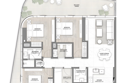 Apartment in Business Bay, Dubai studio, 45 sq.m. № 92583 - photo 9