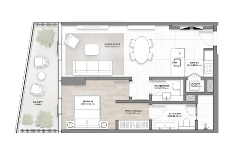 Apartment in Business Bay, Dubai studio, 45 sq.m. № 92583 - photo 7