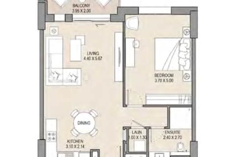 Apartment in Umm Suqeim, Dubai 1 bedroom, 76 sq.m. № 92584 - photo 5