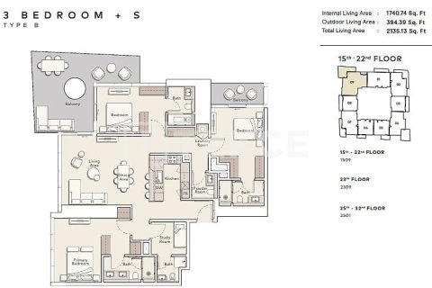 Apartment in Jumeirah Lake Towers, Dubai 2 bedrooms, 127 sq.m. № 4391 - photo 20