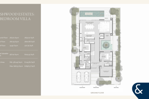 فيلا في عقارات جميرا للغواف, دبي 4 غرف نوم, 567 م² رقم 74859 - صورة 8