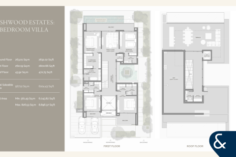 فيلا في عقارات جميرا للغواف, دبي 4 غرف نوم, 567 م² رقم 74859 - صورة 9