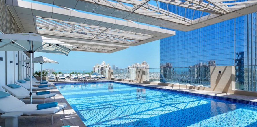 شقة فندقية في نخلة جميرا, دبي 1غرف نوم, 92.9 م² رقم 9133