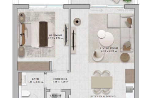Appartement à Dubai, 1 chambre, 70 m², № 47363 - photo 10