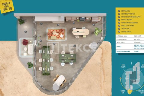 Купить офис в Бизнес-Бэе, Дубай: 1 спальня, 126м², № 99733 - фото 28