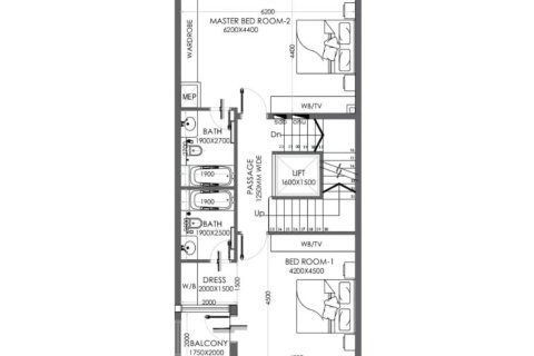 تاون هاوس في دائرة قرية جميرا, دبي 4 غرف نوم, 309 م² رقم 75061 - صورة 24