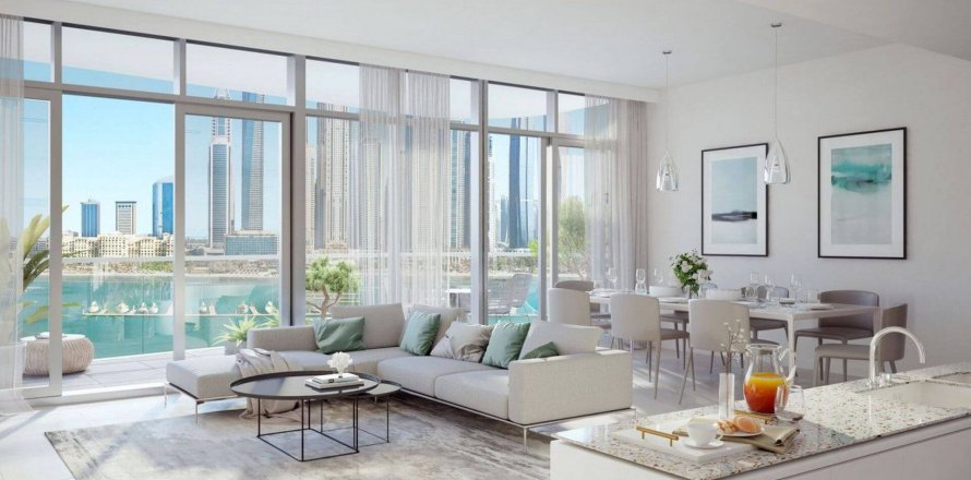 Квартира в EMAAR Beachfront, Dubai Harbour, Дубай, 1 спальня, 68м², № 29867