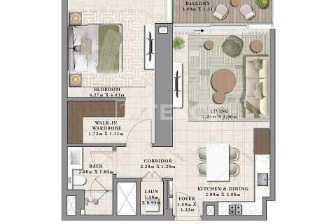 Apartamento en Dubai, 2 dormitorios, 144 m², № 84951 - foto 12