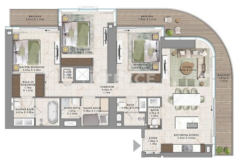 Apartamento en Dubai, 2 dormitorios, 144 m², № 84951 - foto 14