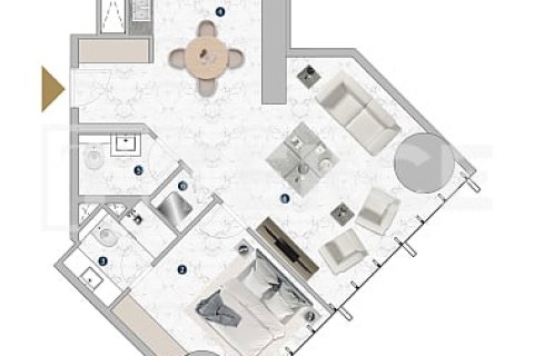 Appartement à Dubai Marina, Dubai, studio, 40 m², № 10103 - photo 25
