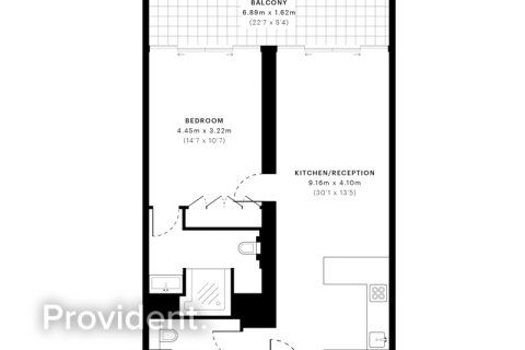 Apartamento en Jumeirah Lake Towers, Dubai, 1 dormitorio, 77.2 m², № 1405 - foto 12