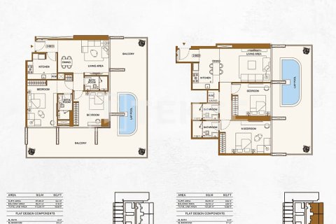 Купить квартиру в Джумейра Вилладж Серкл, Дубай: 1 спальня, 60м², № 90927 - фото 16
