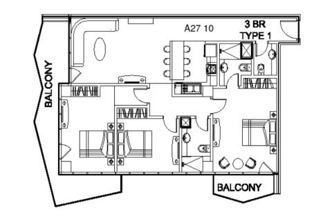 Apartment in Jumeirah Lake Towers, Dubai studio, 142 sq.m. № 92375 - photo 13