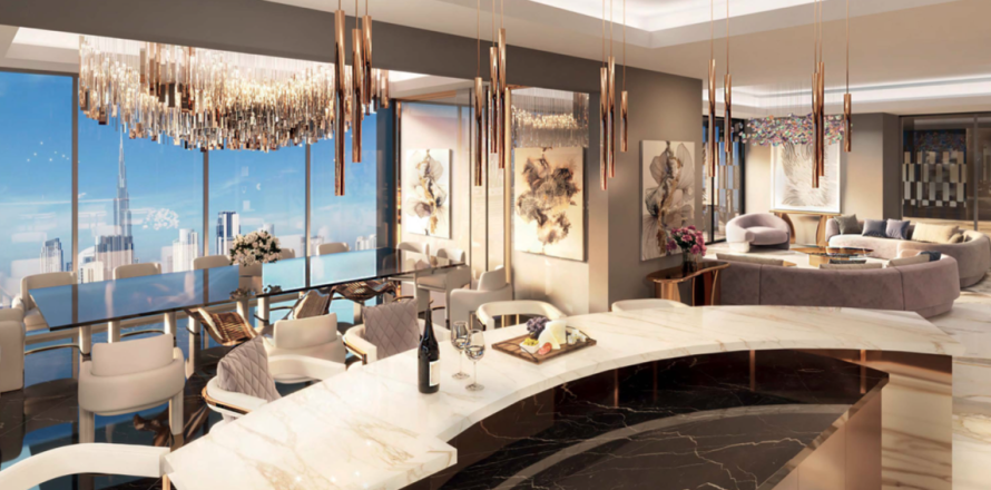 Квартира в BURJ BINGHATTI JACOB & CO RESIDENCES в Бизнес-Бэе, Дубай, 2 спальни, 300м², № 31325