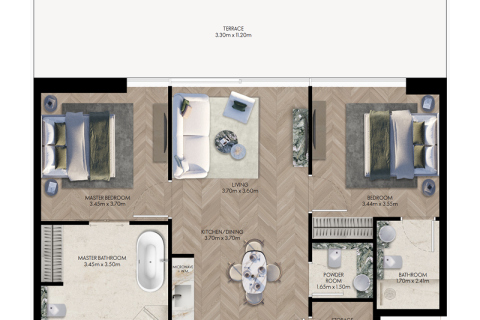 Apartment in Dubai 1 bedroom, 66 sq.m. № 92254 - photo 10