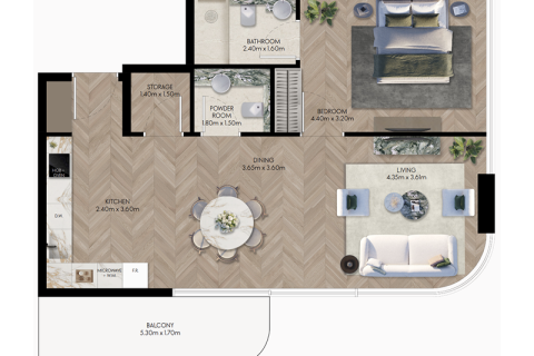 Apartment in Dubai 1 bedroom, 66 sq.m. № 92254 - photo 9