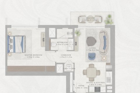 Appartement à Dubai, 1 chambre, 69 m², № 103654 - photo 7