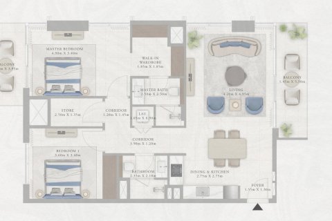 Appartement à Dubai, 1 chambre, 69 m², № 103654 - photo 5