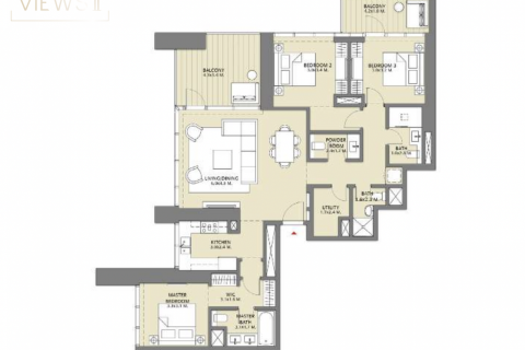 Apartamento en DOWNTOWN VIEWS 2 en Dubai, 3 dormitorios, 150 m², № 31148 - foto 10