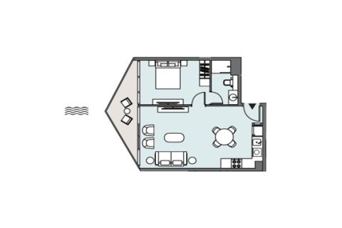 Apartamento en Dubai, 1 dormitorio, 60 m², № 31151 - foto 7