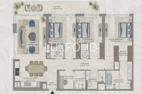 Apartment in Mina Rashid, Dubai 3 bedrooms, 158 sq.m. № 45876 - photo 17