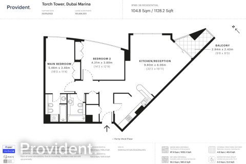 Apartment in Dubai Marina, Dubai 2 bedrooms № 1948 - photo 13