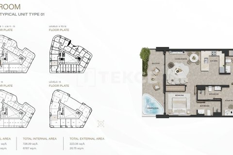 Appartement à Dubai Land, Dubai, 3 chambres, 145 m², № 137717 - photo 5