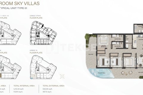 Appartement à Dubai Land, Dubai, 3 chambres, 145 m², № 137717 - photo 2