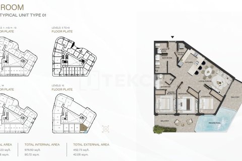 Appartement à Dubai Land, Dubai, 3 chambres, 145 m², № 137717 - photo 3