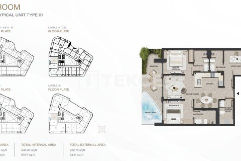 Appartement à Dubai Land, Dubai, 3 chambres, 145 m², № 137717 - photo 4