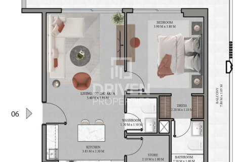 Apartment in Al Satwa, Dubai 1 bedroom, 85.94 sq.m. № 136714 - photo 23
