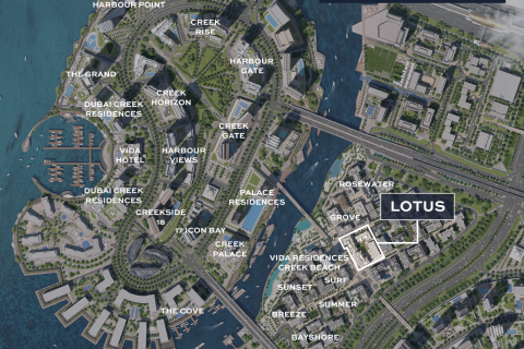 Apartment in Dubai Creek Harbour (The Lagoons), Dubai 1 bedroom, 62 sq.m. № 103983 - photo 5