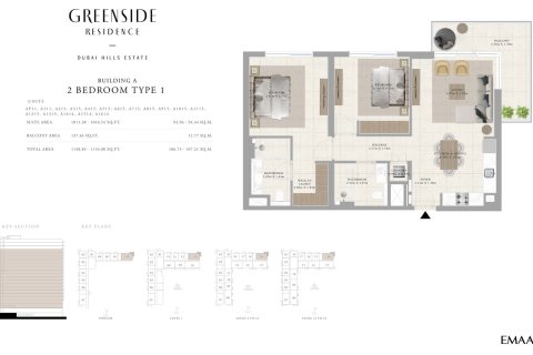 Apartment in Dubai Hills Estate, Dubai 1 bedroom, 67 sq.m. № 103995 - photo 2