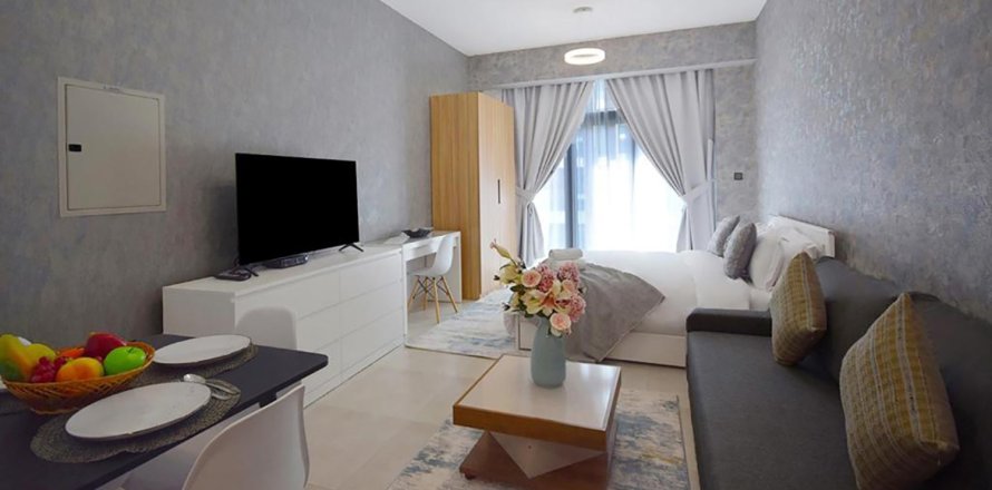 Квартира в PANTHEON ELYSEE в Джумейра Вилладж Серкл, Дубай, 1 спальня, 79м², № 29736