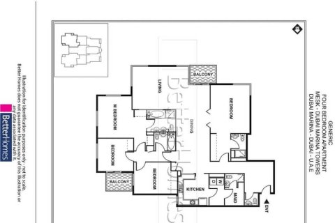 Apartment in Dubai Marina, Dubai 4 bedrooms, 270 sq.m. № 25039 - photo 2