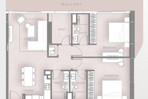Apartamento en Motor City, Dubai, 2 dormitorios, 91.23 m², № 22753 - foto 5