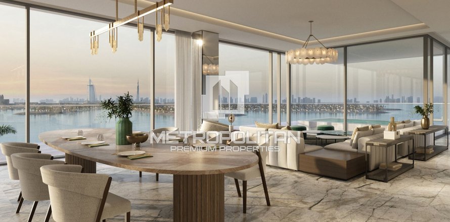 Квартира в Пальме Джумейре, Дубай, 3 спальни, 476м², № 8575