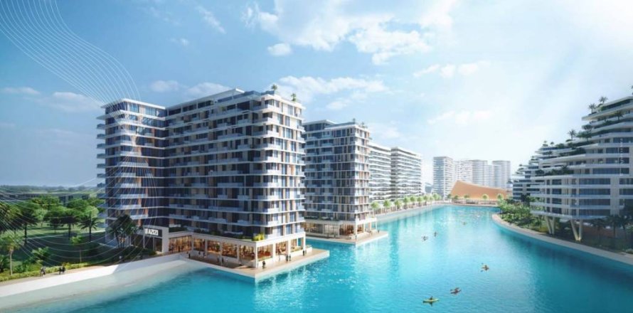 Квартира в AZIZI VENICE в Дубае, 1 спальня, 90.68м², № 31240