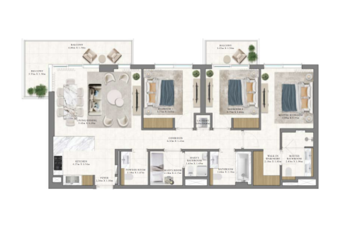 Apartment in Dubai Hills Estate, Dubai 1 bedroom, 67 sq.m. № 92346 - photo 5