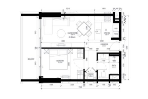 Apartment in Business Bay, Dubai 60 sq.m. № 92345 - photo 8