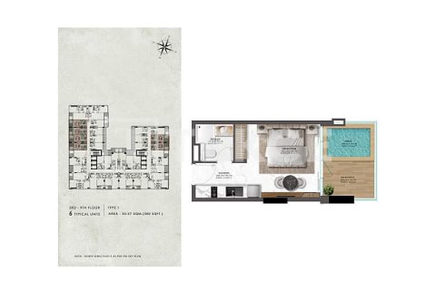 Appartement à Majan, Dubai, 1 chambre, 65 m², № 47435 - photo 18