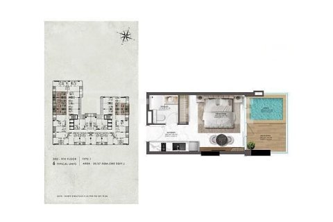 Appartement à Majan, Dubai, 2 chambres, 92 m², № 47436 - photo 17