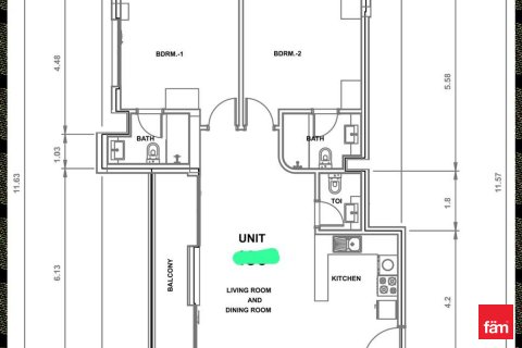 Apartment in Al Furjan, Dubai 2 bedrooms, 84.6 sq.m. № 70420 - photo 14